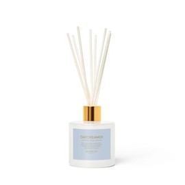 Moodcast Daydreamer Reed Diffuser - Luxury Scent Diffuser for Home, Fragrance for Bedroom & Bathroom - Neroli Flower, Driftwood & White Tea, 8 Reeds, Clean Ingredients - 3.4oz