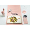 Airlaid Ready-Folded Napkins with Cutlery Pocket, Plain White, 40 x