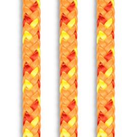 Arborist Tree Climbing Rope | 12 Strand 1/2 inch (12.7 mm) | AllGear DRT MRT Line | Forestry Pro Glo, 150 feet
