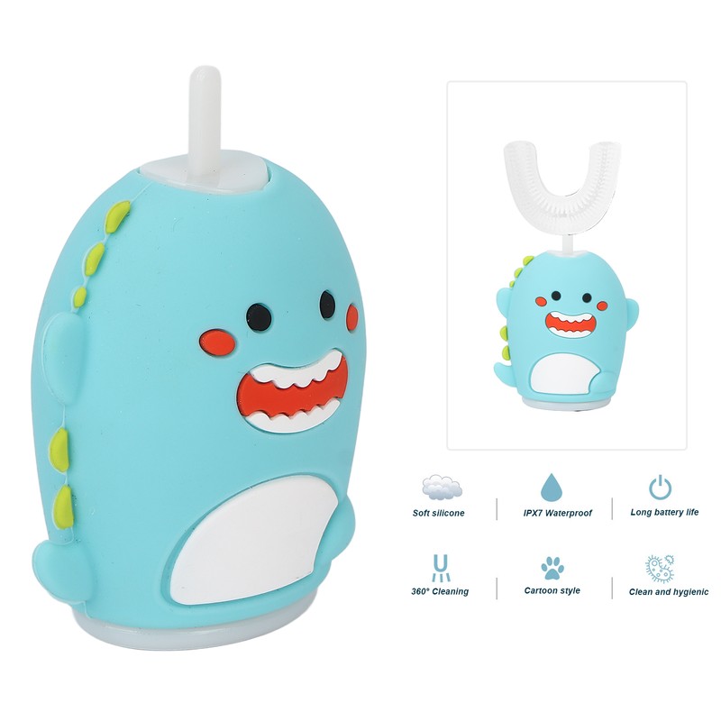 Cartoon Pattern U Shaped Electric Toothbrush Automatic Ultrasonic Children Whole