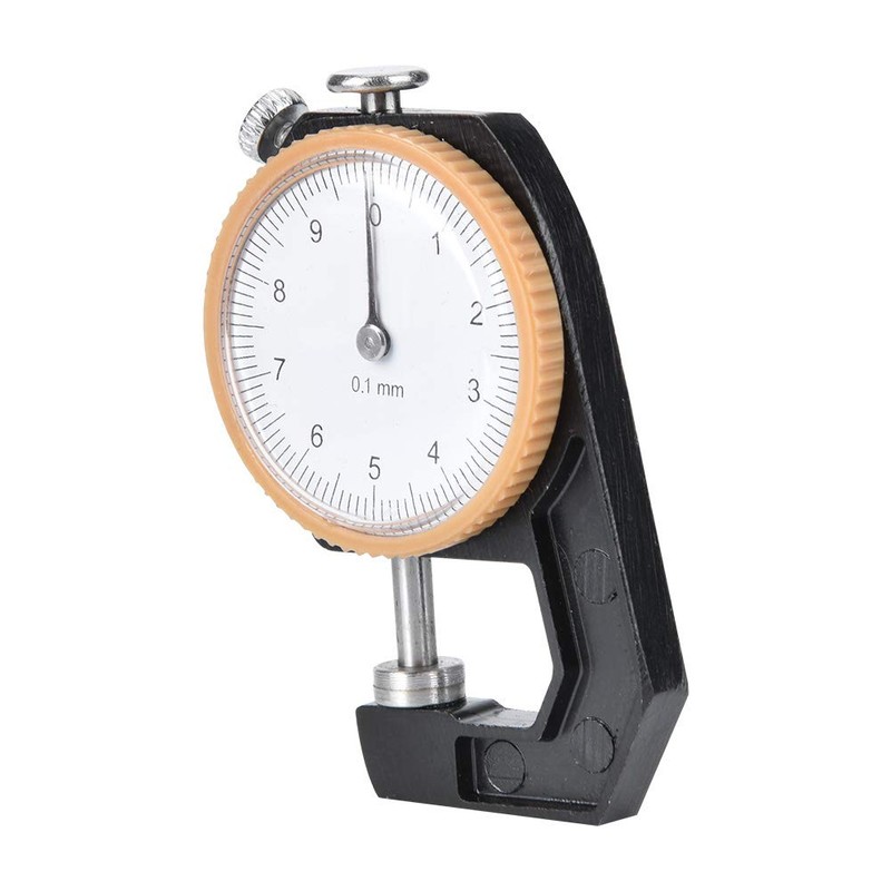 Thickness Caliper, 0~10mm Thickness Gauge Flat Head Thickness Tester Thickness