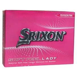 Srixon Soft Feel Lady 8 Pink Monogrammed Golf Balls