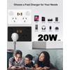 Gerintech Power Point with USB C PD 20W, Double Powerpoint