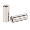 20 Pcs Round Connector Nut M6x1.0 10 L25mm Rod Coupling