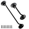 2PCS Hook and Eye Latch Barn Door Latch, Heavy Duty