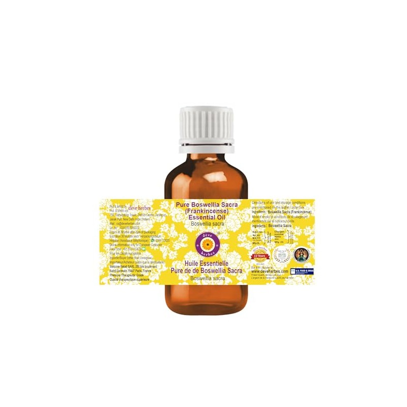 Deve Herbes Pure Boswellia Sacra (Frankincense) Essential Oil (Boswellia Sacra)