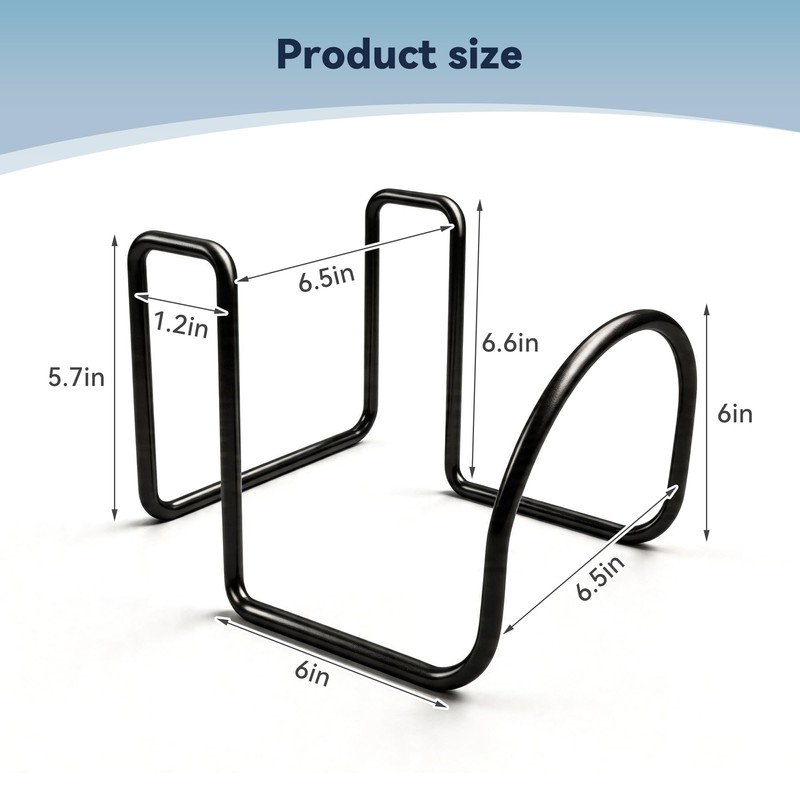 EPHIFY Heavy Duty Garden Hose Holder for Fence - No-Drill