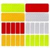 Jagowa 20 Pcs Reflective Sticker Safety Waterproof Reflectors Night Warning