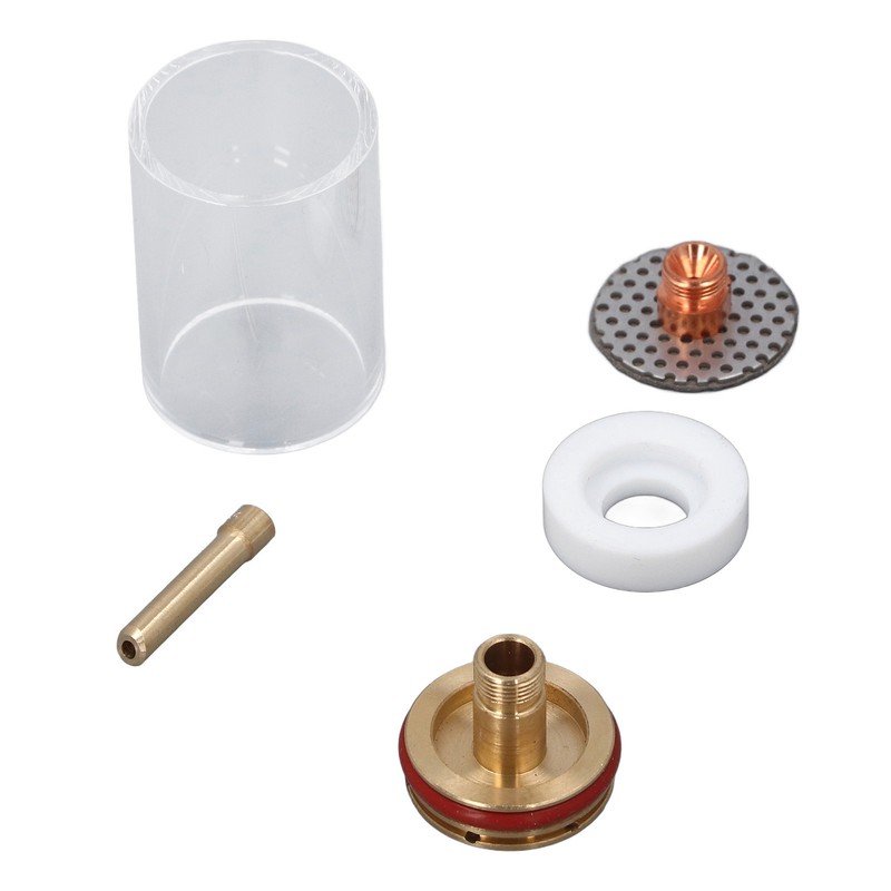 1 Set 5Pcs TIG Welding Torch Glass Cup Electrode Clamp