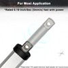 UYGALAXY 12V Mini Electric Linear Actuator 4" Stroke, 188N/42lb, Speed