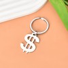 Money Dollar Sign Keychain Fortune Symbol Key Chains Creative Dollar