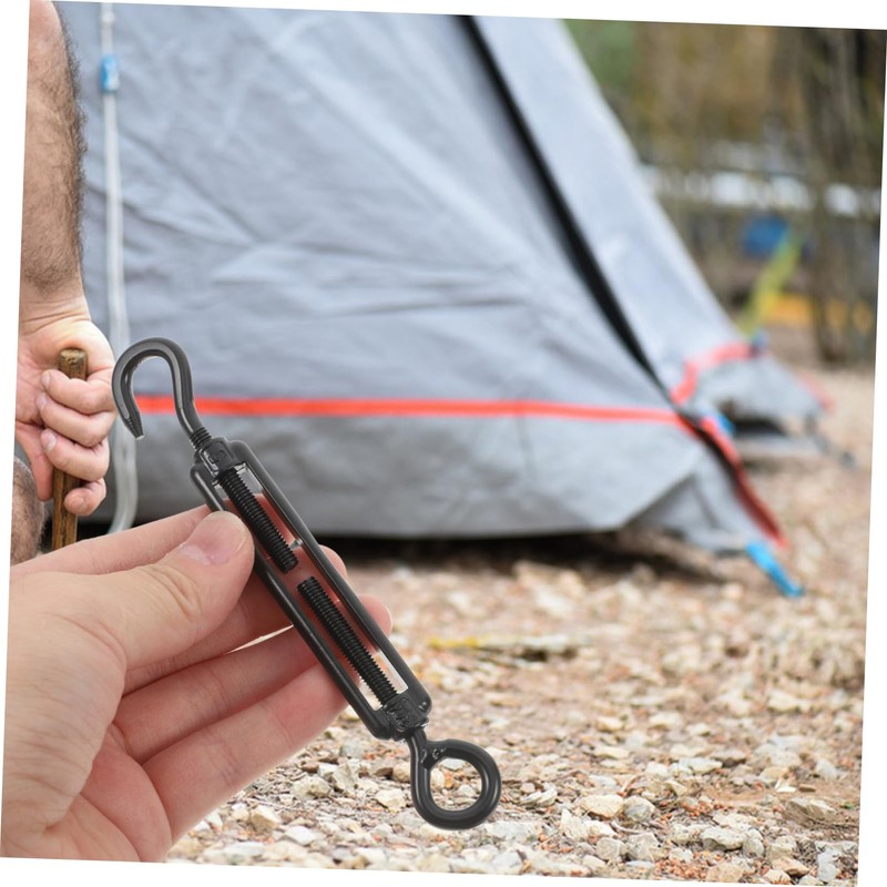 BUGUUYO 5pcs Stainless Steel Turnbuckle Tensioner for Wire Rope Hook