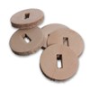Spacer Washers- Leather Washers for Knife Handles-Oval or Round (25