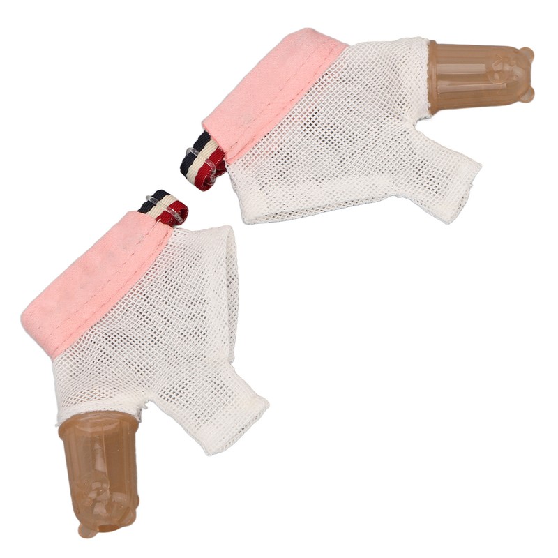 1 Pair Thumb Sucking Stop Glove Soft Adjustable with Buckle