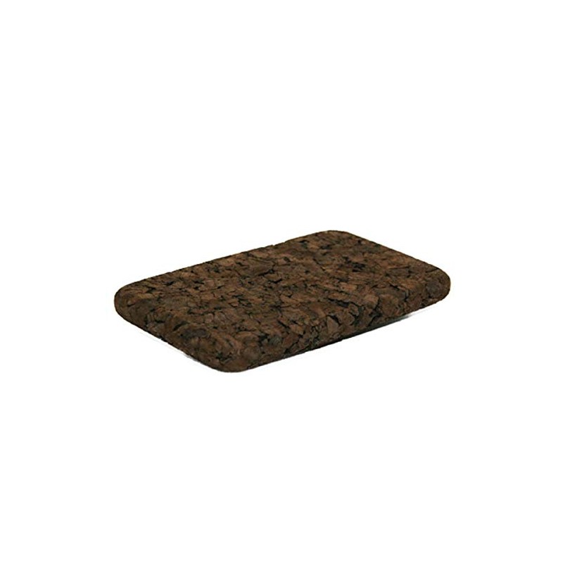 Set of 2 Dark Cork Coasters (Rectangular), 35 x 25