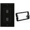 RiteAV HDMI Wall Plate 2 Port - 1 Gang w-Bracket