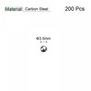 sourcing map Pack of 200 3.5 mm Carbon Steel Storage