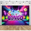 Loccor 5x3ft Fabric Bingo Backdrop Bingo Night Game Time Snooker
