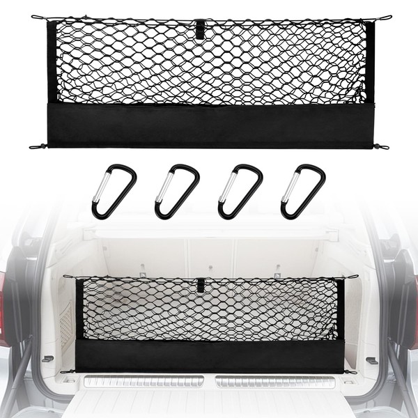 ZAUNFOOY Envelope Style Cargo Net 35.4" x 15.7" Universal Adjustable