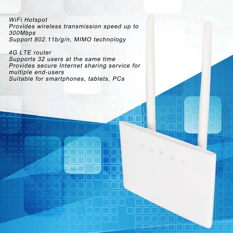 R311 Pro 4G LTE CPE WiFi Router 300Mbps Support 32