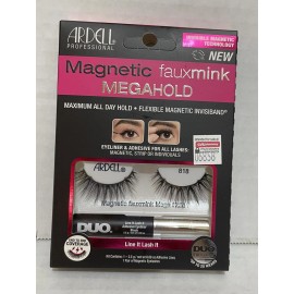 Ardell Professional Magnetic fauxmink False Lashes, All Day Hold & Reusable #818