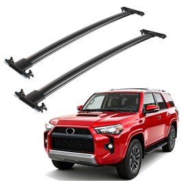 LINGHANG 220LBS Roof Rack Cross Bars Fit for Toyota 4Runner 2010 2011 2012 2013 2014 2015 2016 2017 2018 2019 2020 2021 2022 2023 2024, Aluminum Cargo Crossbar Bicycle, Luggage Rack Transport