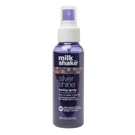 milk_shake Silver Shine Toning Spray - Platinum Hair Violet Pigment Spray | Counteracts Unwatneted Yellow/Golden Tones| Strengthens and Hydrates | 3.4 fl oz (100 ml)