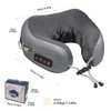 EEZEE Neck Pillow Massager with Heat U-Shaped Memory Foam Pillow