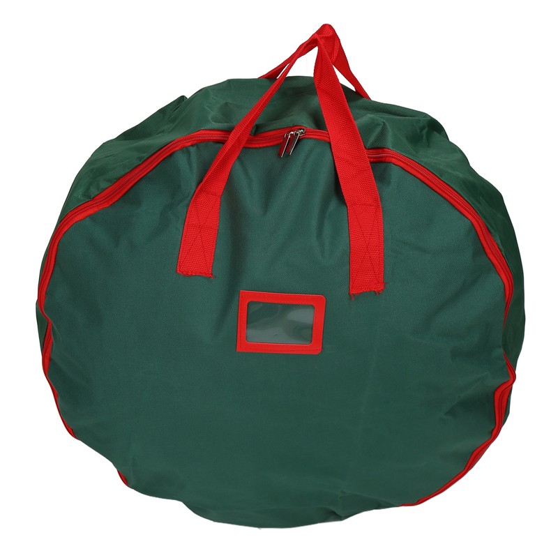Christmas Wreath Storage Bag 600D Oxford Cloth Waterproof Tear Resistant