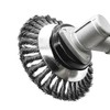 6/8" Weed Brush Steel Wire Trimmer Wheel Garden Lawnmower Grass