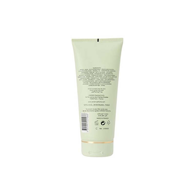 Carven L'eau De Toilette Light Body Cream, 6.66 oz