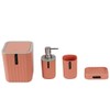 Hosoncovy 4 PCS Bathroom Accessory Set Bathroom Container Set with
