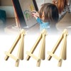 Wooden Table Top Easel, 5pcs 5inch Mini Display Wood Easel