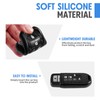 WORCAS Key Fob Case Carbon Fiber Pattern Silicone Cover Compatible