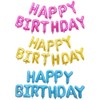 Happy Birthday Letters Aluminum Foil Balloons Set Party Decoration Supplies