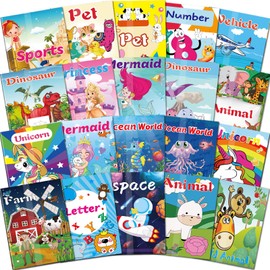 Kalysky 20Pack Coloring Books for Kids Ages 4-8 (5.1 x 7 inch),Mini Coloring Books for Kids Party Favors,Bulk Coloring Book for Toddlers Ages 2-4