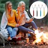 HAIKING Roasting Stick, 4 Pcs Telescopic Barbecue Forks for Outdoor