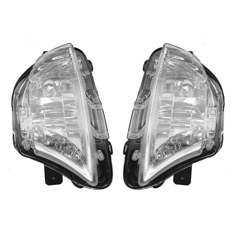 Cahuczlhoz Left+Right Clear Front Bumper Fog Light Lamp for Lexus