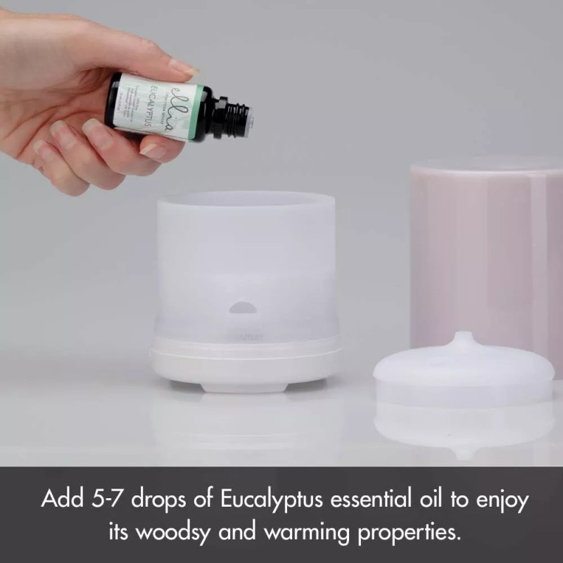 Ellia Diffuser Essential Oil Eucalyptus 15ml, 100% Pure, Therapeutic Grade,