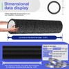 Zrigiwr 4 in 6.55 FT（200cm）Dryer Vent Hose, Flexible dryer duct