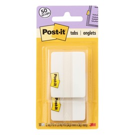 Post-it - Pastillas con dispensador para llevar, Blanco, 50 Tabs