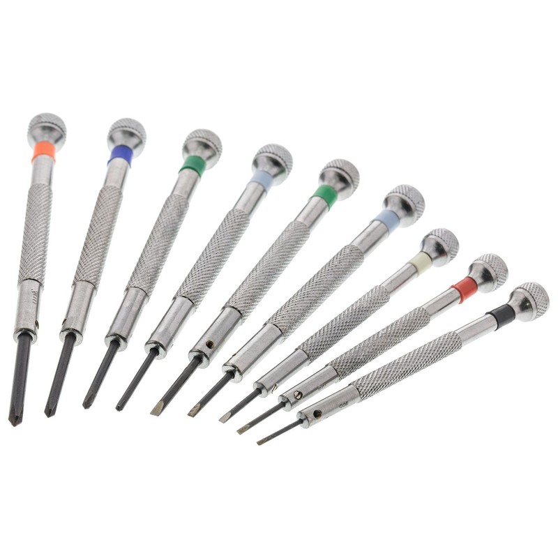 Set Screw Jewelers' Screwdriver Set, 9 Piece Set | SCR-929.00