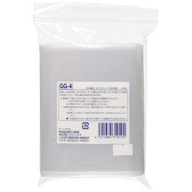 Japack’s GG-4 Ziplock Plastic Bag, 5.5 x 7.9 x 0.01 inches (140 x 200 x 0.04 mm), Pack of 100 sheets