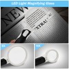 Rongon Magnifying Glass with Light Illuminated Lighted Magnifier for Macular
