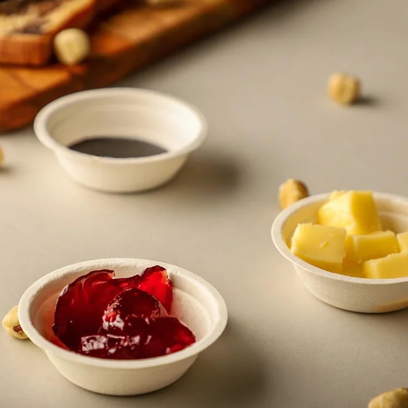 The Food Supply Strong Paper Bowl, Disposable Plates, Compostable &