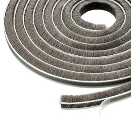 Burlete para Puertas y Ventanas 25M，Cinta Selladora de Espuma para Ventanas y Puertas， Tiras de Sellado Cortavientos Aislante del Frío, Calor, Viento, Polvo, Ruidos e Insectos(9mm X 9mm, Gris)