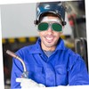 Operitacx 3 Pairs Goggles Safety Protective Work Welding Welder Glasses