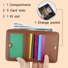 MultiValue Small Wallet for Women, PU Leather Credit Card Holder