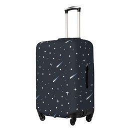 Richugui Starburst, Pop, Stars Luggage Cover Elastic Washable Stretch Suitcase Travel Suitcase Protector Anti-Scratch Cover for Kid and Adult (M)