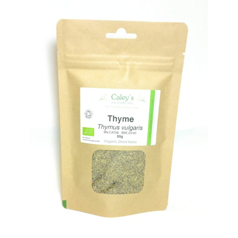 Organic Thyme Dried Herb (Thymus vulgaris) (50g)